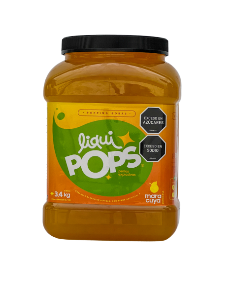 LiquiPops — perlas explosivas liquipops sabor a maracuya x 3400 gr  1
